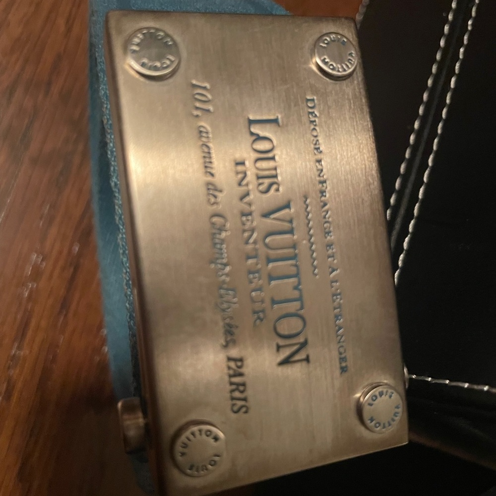Antique LV fabric men Belt